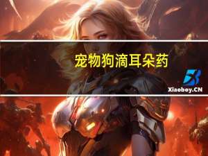 宠物狗滴耳朵药