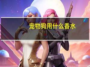 宠物狗用什么香水