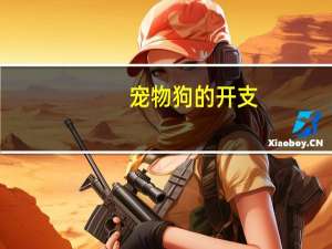 宠物狗的开支
