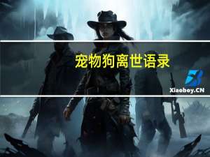 宠物狗离世语录
