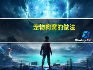 宠物狗窝的做法