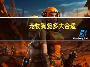宠物狗笼多大合适