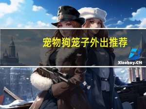 宠物狗笼子外出推荐