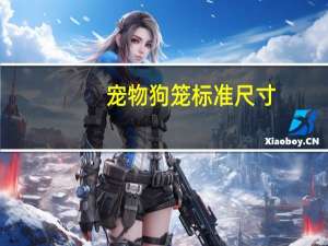 宠物狗笼标准尺寸