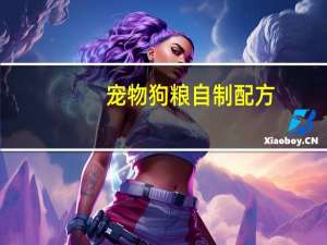 宠物狗粮自制配方