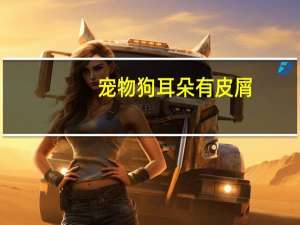 宠物狗耳朵有皮屑