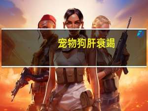 宠物狗肝衰竭