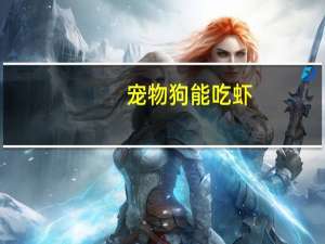 宠物狗能吃虾