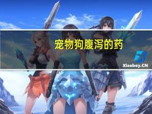 宠物狗腹泻的药