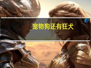 宠物狗还有狂犬