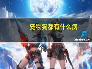 宠物狗都有什么病