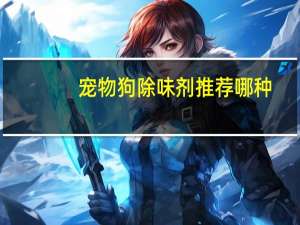 宠物狗除味剂推荐哪种
