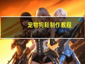 宠物狗鞋制作教程