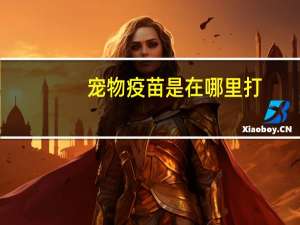 宠物疫苗是在哪里打