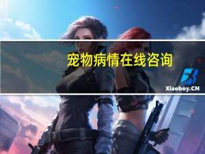 宠物病情在线咨询