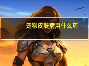 宠物皮肤病用什么药