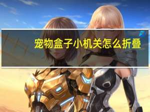宠物盒子小机关怎么折叠