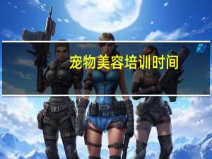 宠物美容培训时间