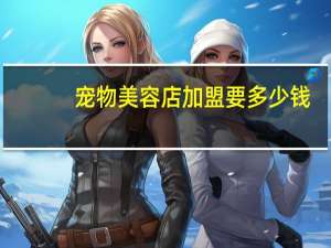 宠物美容店加盟要多少钱