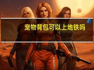 宠物背包可以上地铁吗