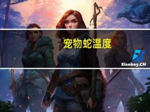 宠物蛇温度