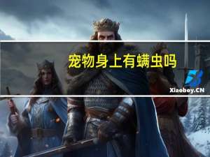 宠物身上有螨虫吗