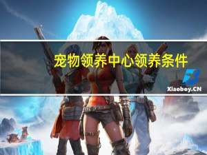 宠物领养中心领养条件