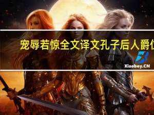 宠辱若惊全文译文孔子后人爵位