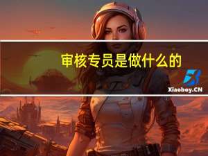 审核专员是做什么的