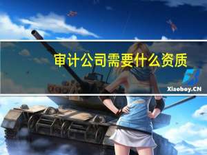 审计公司需要什么资质