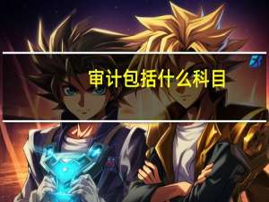 审计包括什么科目