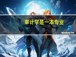 审计学是一本专业