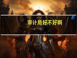 审计局好不好啊（审计局好不好）