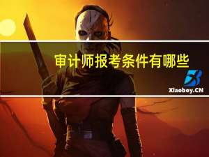 审计师报考条件有哪些