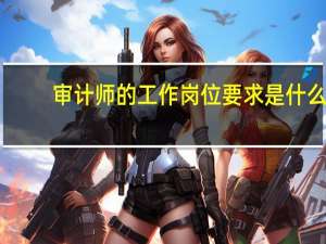 审计师的工作岗位要求是什么