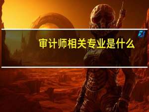 审计师相关专业是什么