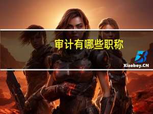 审计有哪些职称