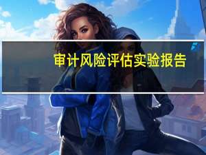审计风险评估实验报告（审计风险评估）