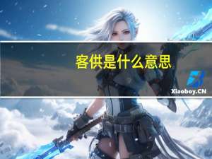 客供是什么意思