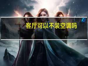 客厅可以不装空调吗