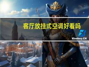 客厅放挂式空调好看吗