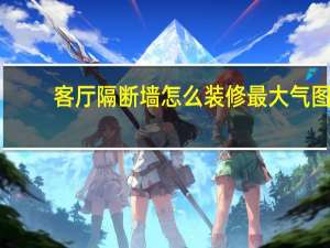 客厅隔断墙怎么装修最大气图（客厅隔断效果图 客厅隔断如何设计）