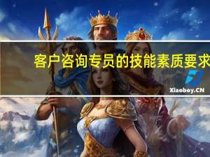 客户咨询专员的技能素质要求