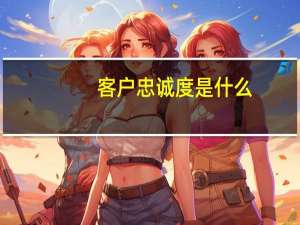 客户忠诚度是什么