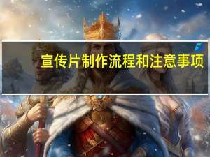 宣传片制作流程和注意事项（宣传片制作流程）