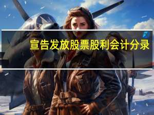 宣告发放股票股利会计分录