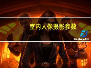 室内人像摄影参数