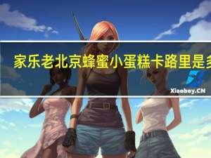 家乐 老北京蜂蜜小蛋糕卡路里是多少