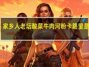 家乡人 老坛酸菜牛肉河粉卡路里是多少