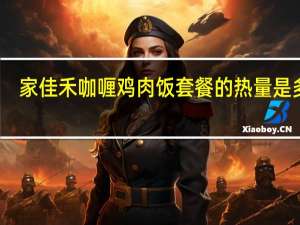 家佳禾 咖喱鸡肉饭 套餐的热量是多少